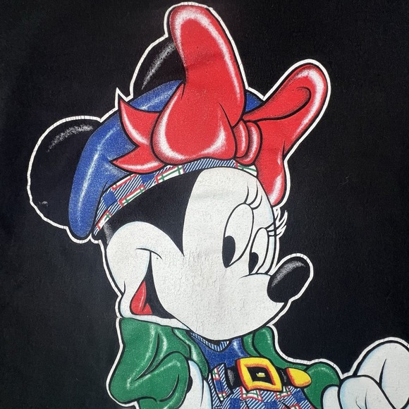 VTG 90's Minnie Mouse TShirt OSFA (fits L) Jerry Leigh Single Stitch Made In USA - Picture 5 of 14